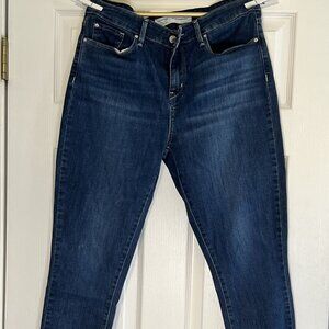 Signature Levi Strauss Mid Rise Skinny Crop Jeans - Size 12 - Style CW-4720